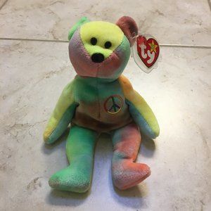 Ty Peace Bear Beanie Babies
